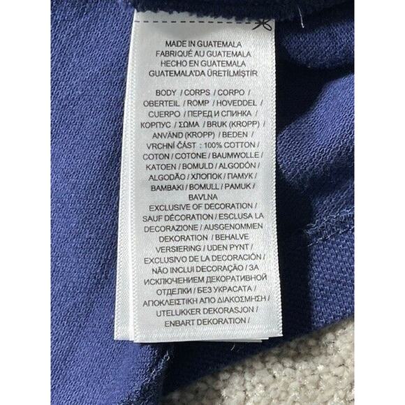 Polo Ralph Lauren Shirt Mens 4XB Big Logo Embroidered Cotton Short Sleeve Blue - Picture 6 of 7